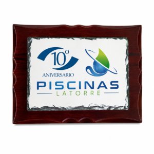 PLACA CON PIEDRA