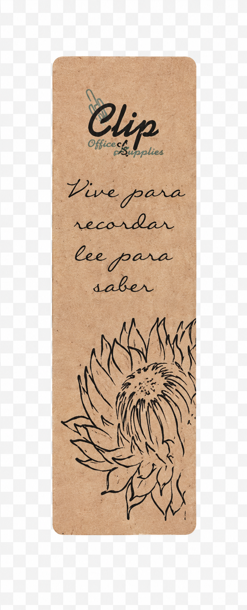 SEPARADOR DE LECTURA EN CARTULINA